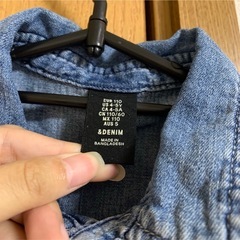 &DENIM デニムシャツ　100 110の画像