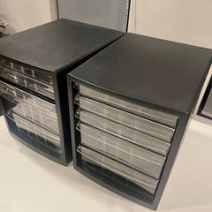 書類小物収納ケース２個の画像