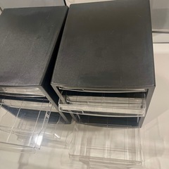 書類小物収納ケース２個の画像