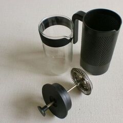 本格的なコーヒーが楽しめるフレンチプレスの画像