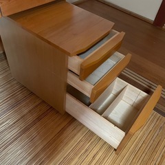 アンティーク調学習机　4点セットの画像