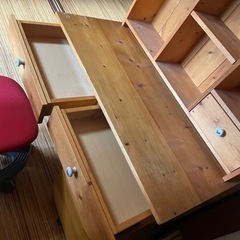 アンティーク調学習机　4点セットの画像