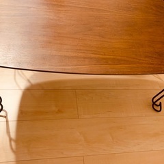 木目ローテーブル新品の画像