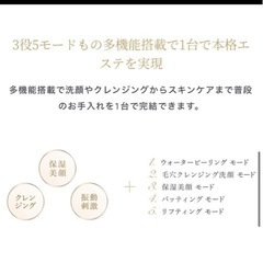 ウォーターピーリング複合美顔器 
の画像