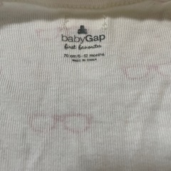 【70】baby gap ロンパース ベビー服 長袖 ギャップの画像