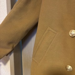極美品　INGNI ベージュ ダブルブレストコート　ピーコートの画像