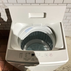 無印 5kg 洗濯機 2022年製の画像