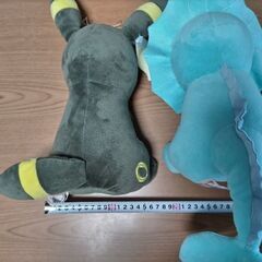 ポケモン　アイラブイーブイ　ぬいぐるみ　ブラッキー＆シャワーズの画像