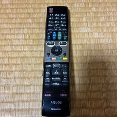 AQUOS 液晶テレビ リモコン付き　ブルーレイ内蔵　32型　動作確認済みの画像
