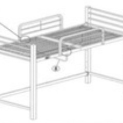 引き取り限定　美品　ニトリ　ロフトベッド　シェルフベッドの画像