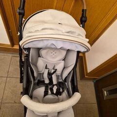 【美品】ピジョン ノートR AB型ベビーカー レインカバー付きの画像