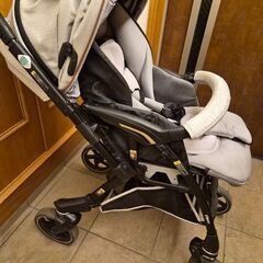 【美品】ピジョン ノートR AB型ベビーカー レインカバー付きの画像