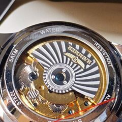 HAEMMER 自動巻き 腕時計 CZ ウォッチ フルダイヤ （人工ダイヤモンド）ブリンブリンの画像