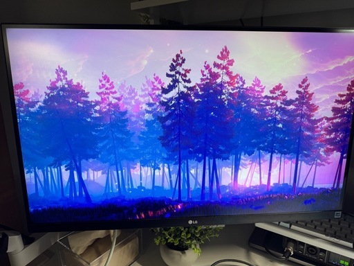 【多少の値下げ可能/12/1まで】 LG 4k 27インチモニター + モニターアーム