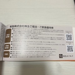 東急ホテルズ　割引券の画像