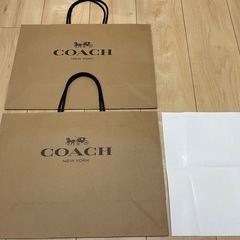COACH  コーチ 紙袋 3枚セット バラ売り可能　の画像