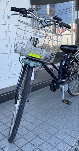 中古 パナソニック 27インチ 電動アシスト自転車 17.6Ah大容量バッテリーと充電器付き