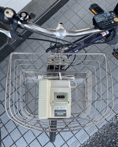 中古 パナソニック 27インチ 電動アシスト自転車 17.6Ah大容量バッテリーと充電器付き