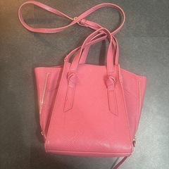 rienda リエンダ Fレザー Lady ミディBAG Pinkピンクの画像