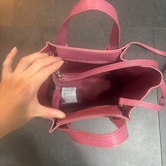 rienda リエンダ Fレザー Lady ミディBAG Pinkピンクの画像
