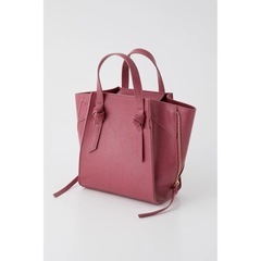 rienda リエンダ Fレザー Lady ミディBAG Pinkピンクの画像