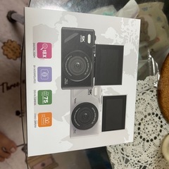 (新商品)SRVR デジタルカメラ 5K 録画 デジカメ 7500 万画素 Wi-Fi 機能 180 度回転ディスプレイの画像