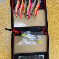 釣竿+エギの画像