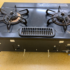 LPガス用二口コンロの画像