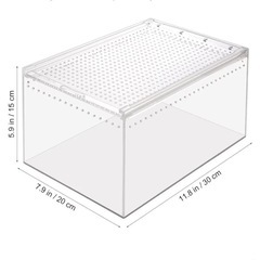 爬虫類　昆虫飼育ケース ❤️透明 両生類 レプタイルボックス 飼育ボックス 新品の画像