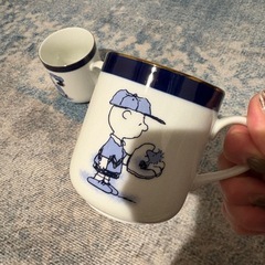 PEANUTS ペアマグカップ ライナス&ルーシー の画像