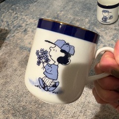 PEANUTS ペアマグカップ ライナス&ルーシー の画像