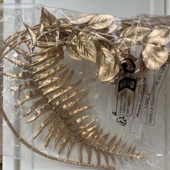 結婚式 ウェルカムスペース 造花 ゴールドの画像