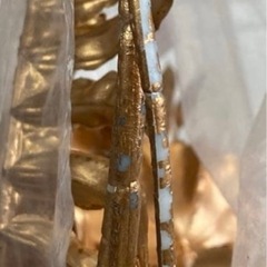 結婚式 ウェルカムスペース 造花 ゴールドの画像