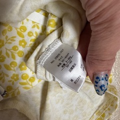 花柄ベビー肌着 ロンパース50-60cm 2枚セット＆H&Mプーさんの画像