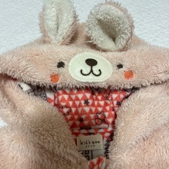 kidszoo  うさ耳　ボアパーカー　上着　90cmの画像