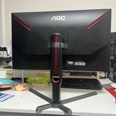 AOC ゲーミングモニター　mini-led 4k 160hzの画像