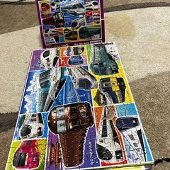 公文のパズルと働く車パズル4種セットの画像