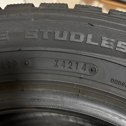 175/65R14　スタッドレスタイヤ