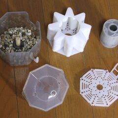 中古 アクアリウム用品【水作エイトコアＭ ＋ エアパイプユニットＲ】の画像