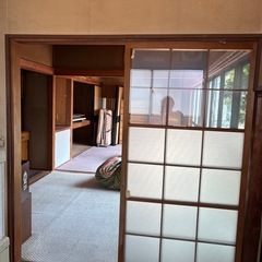 ガラス戸　2枚　引き戸の画像