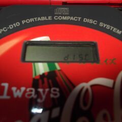コカ・コーラCDラジカセ（PC-D10)97年製ジャンクの画像