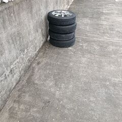 エナセーブタイヤホイール4本155.65.14の画像