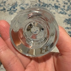 【未使用品】ボヘミアクリスタル ブランデーグラス ペアの画像