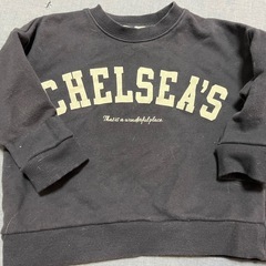 【決定】ブランシェス　90cm 黒色トレーナーの画像