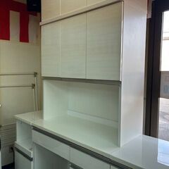 ニトリ　キッチンボード　180KB-WH　ソフトクローズ引出しの画像