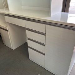 ニトリ　キッチンボード　180KB-WH　ソフトクローズ引出しの画像