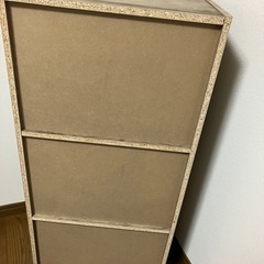 カラーボックス 3段　の画像