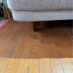 K2012 ソファー ３人掛け グレー 使用感有の画像