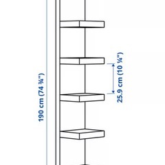 IKEAのオープンラックの画像