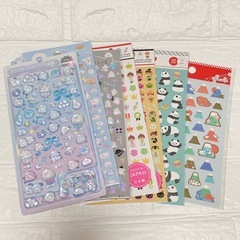 【別売り、値下げ不可】シールまとめ売り　ボンボンドロップシール　ぷくぷくシール　平べったいシール　いろいろの画像